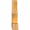 Ekena Millwork Saratoga Rough Sawn Timber Gable Bracket, Western Red Cedar, 96"W x 32"H x 6"D x 6"F, 8/12 Pitch GBW096X32X0606SAR00RWR - alternate 2